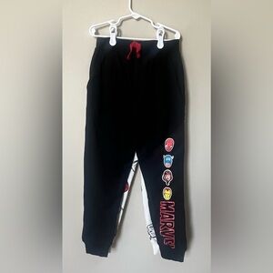Boys Marvel Sweatpants 2 Pack Size 7 NEW with Tags Spiderman Iron Man